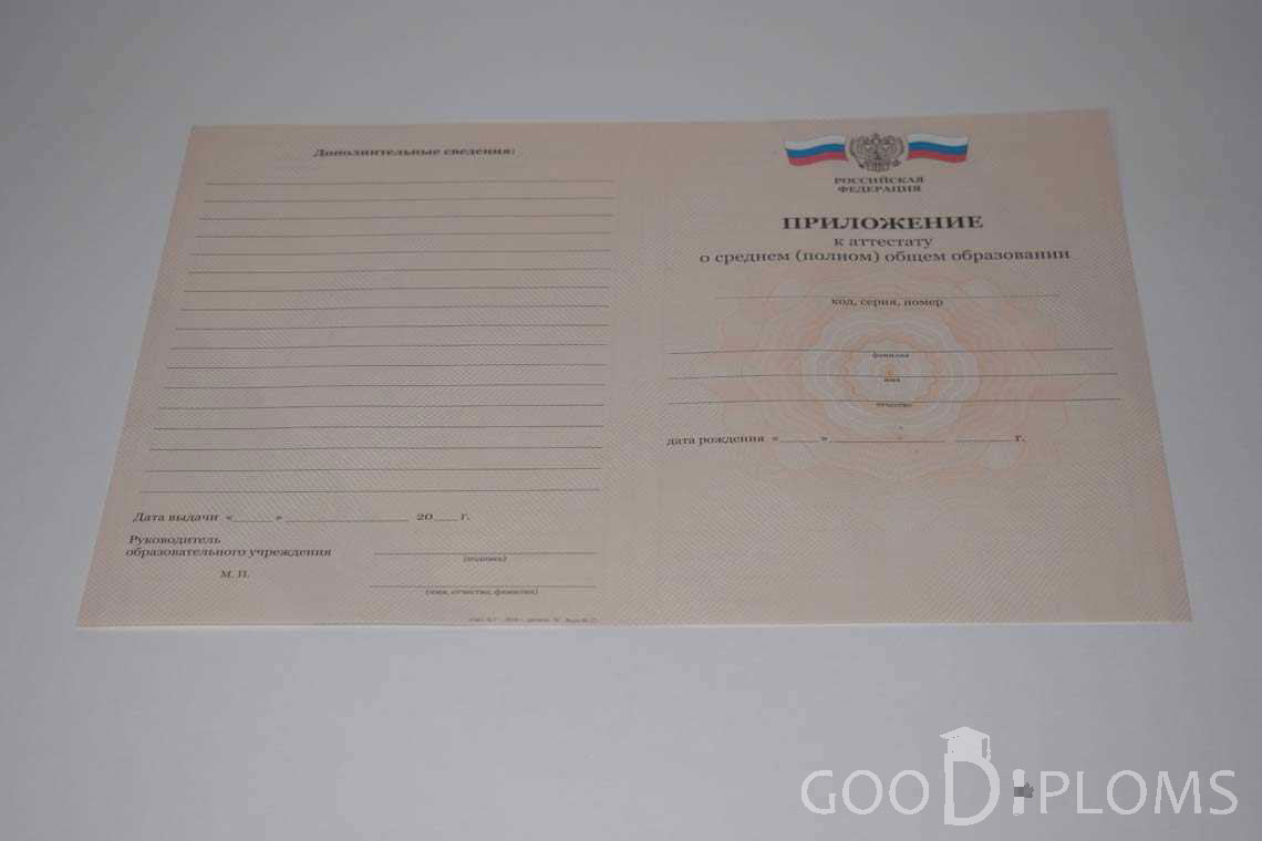 Приложение к Аттестату За 11 Класс период выдачи 2008-2009 -  Черкассы
