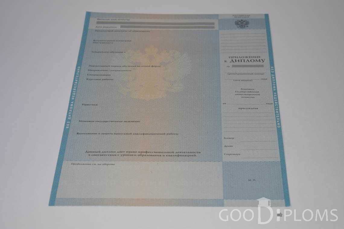 Приложение к Диплому Магистра в период c 2009 по 2010 год - Черкассы