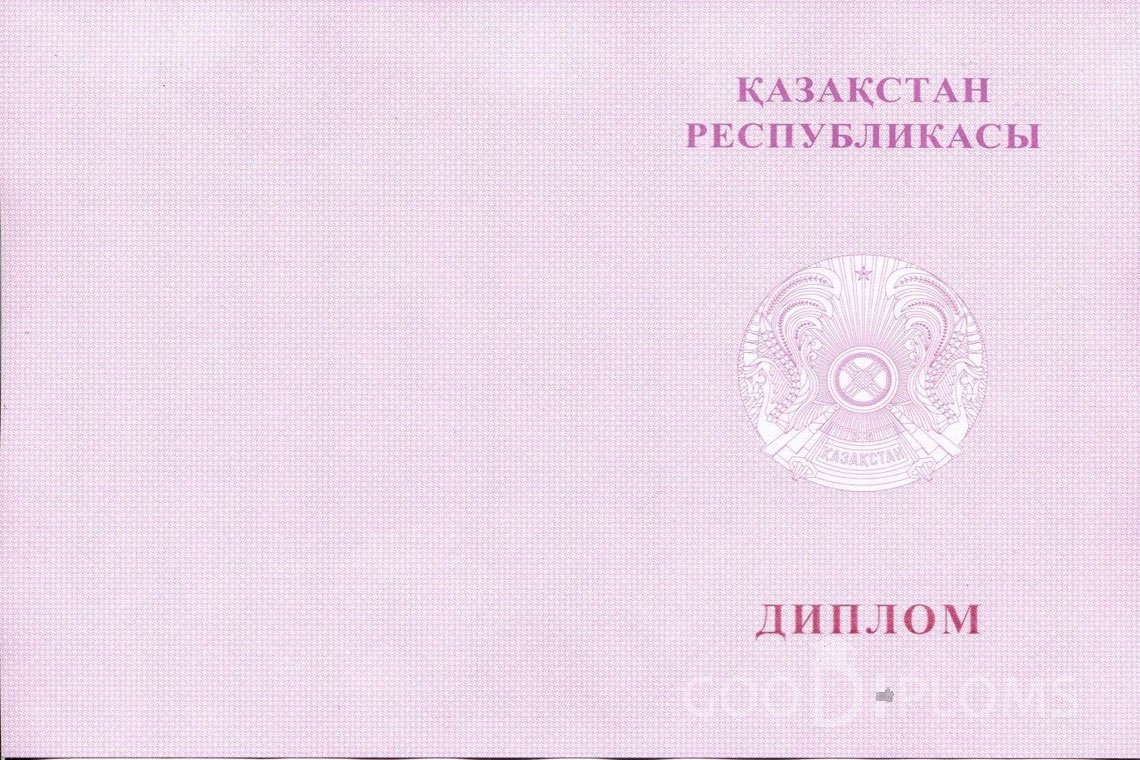 Казахский диплом магистра с отличием - Обратная сторона- Черкассы